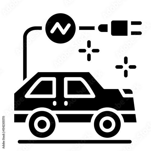 Electric Car Icon