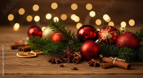 Christmas Ornaments and Decorations Holiday Season Festive Mood
