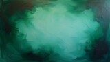 Serene Emerald Abstract Painting Green Teal Texture Canvas Art Wall Decor
