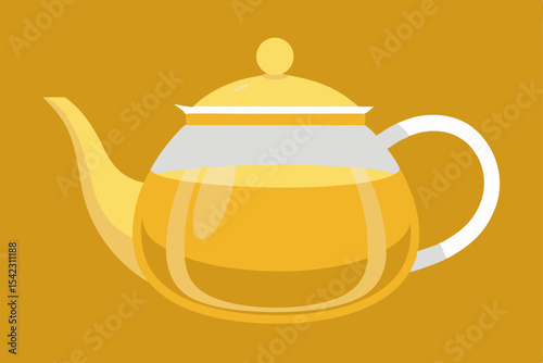 teapot with tea