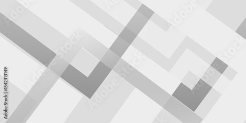 Abstract grey and white geometric stylish modern smooth background design