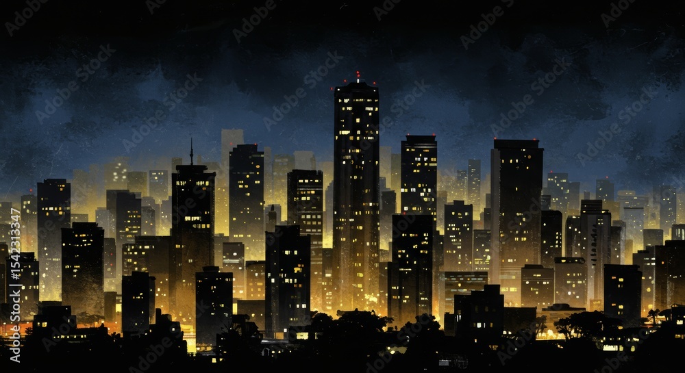 Fototapeta premium City at Night