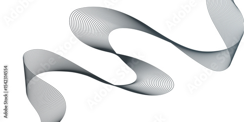 Abstract white background with multicolor wave, 3d render holographic iridescent neon curved wave in motion background, colored spiral on a white background, gradient design element for banners.