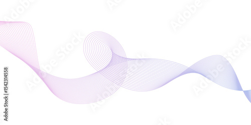Abstract white background with multicolor wave, 3d render holographic iridescent neon curved wave in motion background, colored spiral on a white background, gradient design element for banners.