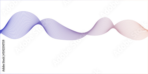Abstract white background with multicolor wave, 3d render holographic iridescent neon curved wave in motion background, colored spiral on a white background, gradient design element for banners.