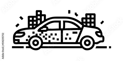 colorful car vector