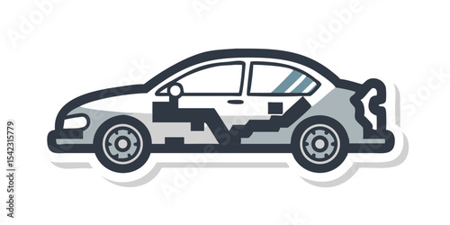colorful car vector