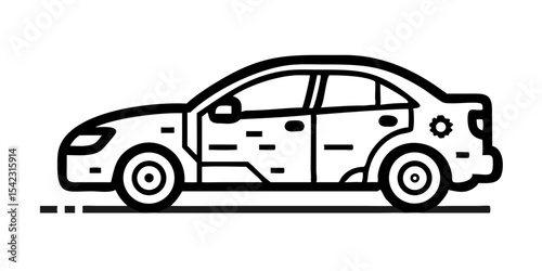 colorful car vector