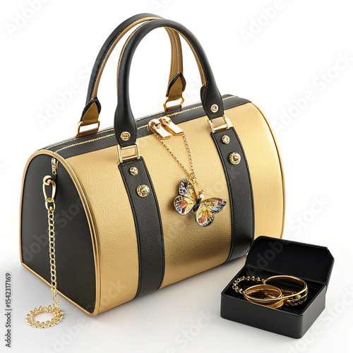 brown leather bag