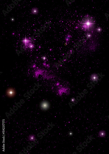 galaxy in a free space.