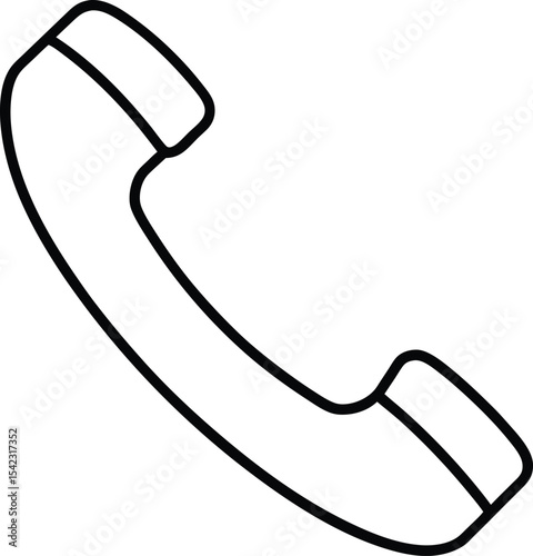 Vector illustration of a telephone icon with communication and technology design