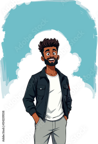 a man standing with his hands in his pockets