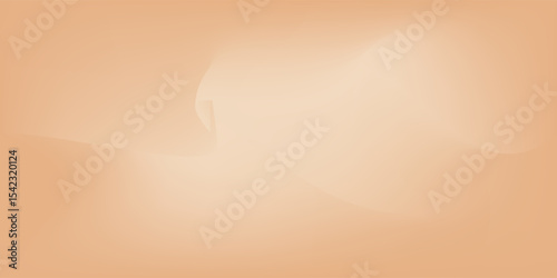 Abstract Circular Platform on White Floor with Orange Background for Luxury Product Display simple modern art design