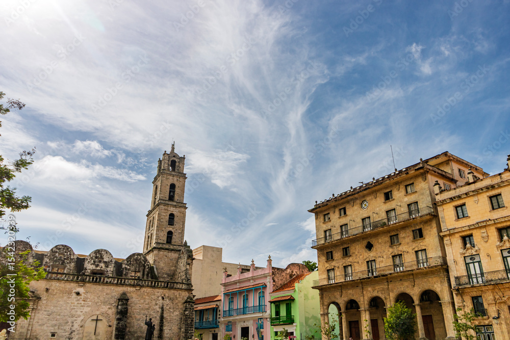 Obraz premium Basilica of Saint Francis of Assisi in Havana, Cuba