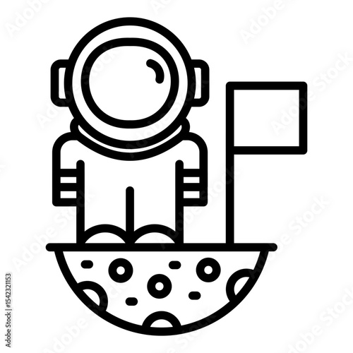 Moon Landing Icon