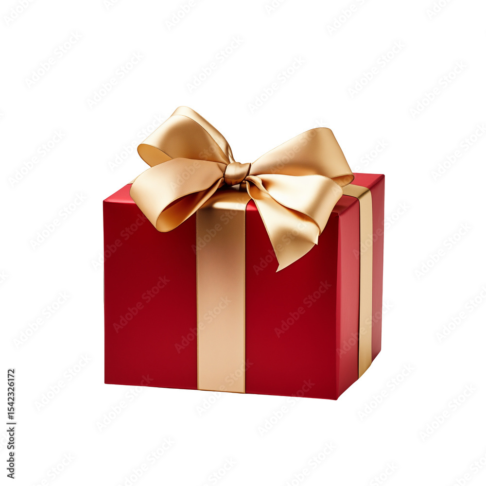 Obraz premium red gift box