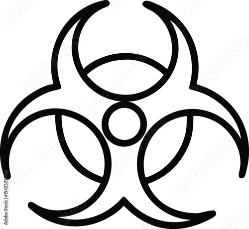 biohazard warning sign