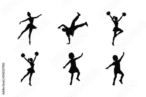 Dancing silhouette bundle design