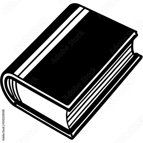 open book isolated on white