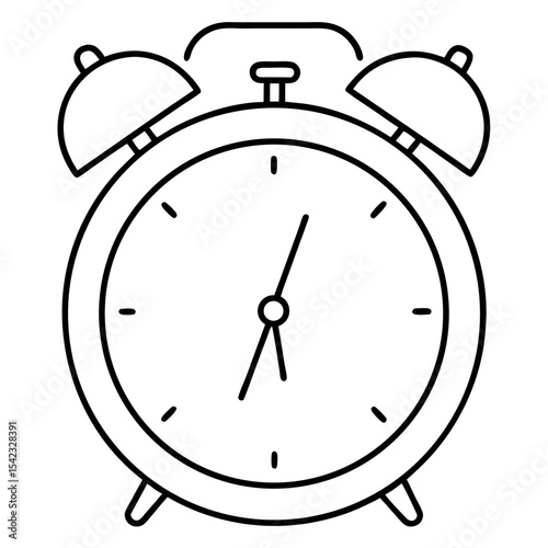 black alarm clock