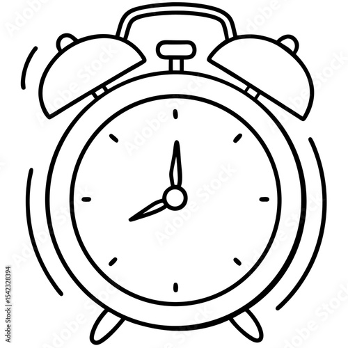 black alarm clock