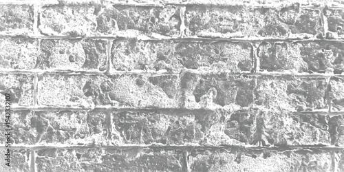 Monochromatic exterior surface characterized by distinct cracks, subtle stains, and an overall aged, timeworn aesthetic.
