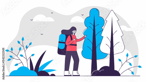 Young Adventurer Embracing Active Travel