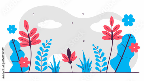 Vibrant Tropical Jungle Seamless Pattern Design