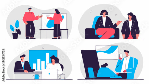 Innovative Business Concept Illustrations Collection