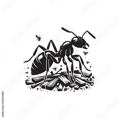 Carpenter Ant Vector (4).eps