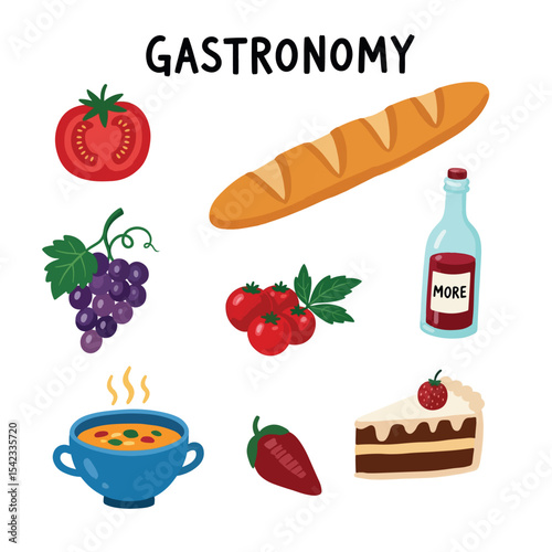 Simple Gastronomy Food and Drink Elements