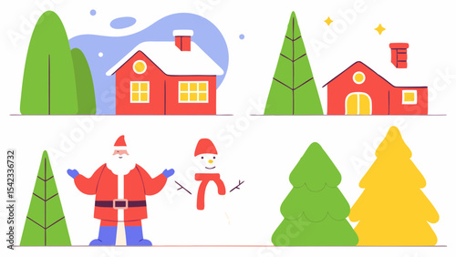 Christmas Postcard and Poster Creation Kit
