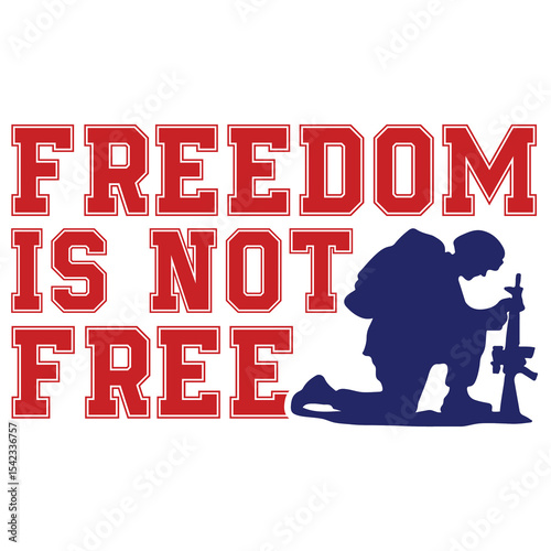 Rothko Freedom Isn't Free Patriotic T-Shirt