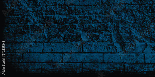 Solid textured wall immersed in deep blue, perfect for creating impactful and emotionally resonant backgrounds.
