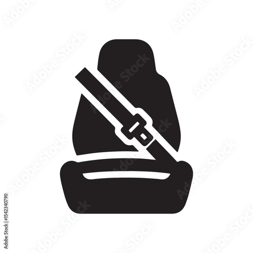Ensuring Safety on the Road Automotive Seatbelt Design Illustrating Safety Measures for Drivers and Passengers Emphasizing the Importance of Safe Driving