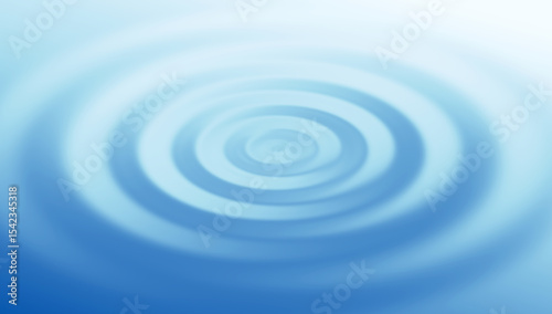 Abstract blue water ripples with smooth gradient background design
