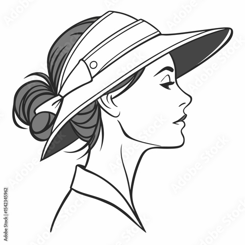 girl with hat