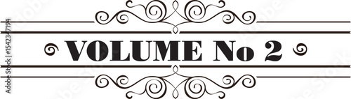 Vintage frames scrollwork and decorative borders design elements