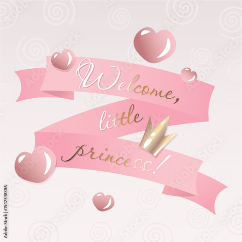 birthday card for daughter with the inscription ready template