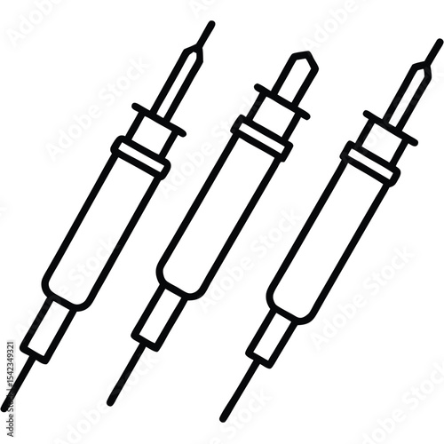 High quality vector illustration of laboratory equipment