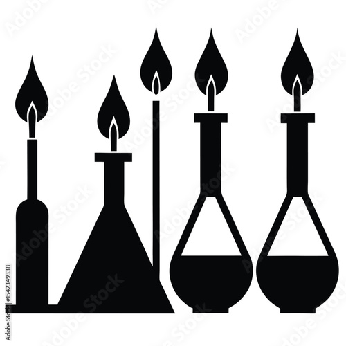 Detailed Illustration of Modern Laboratory Equipment