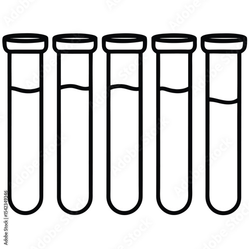 Scientific Laboratory Equipment and a Dog Illustration