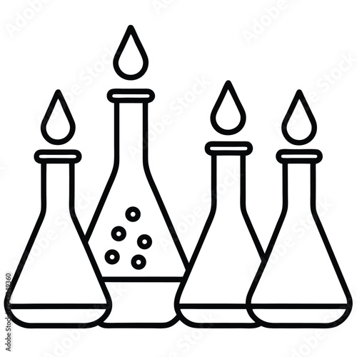 Detailed Illustration of Modern Laboratory Equipment and Apparatus