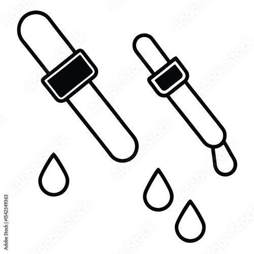 Vector Illustration of Laboratory Equipment