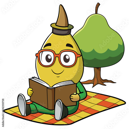 Goofy Pear With Suspenders