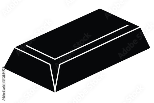 black bar vector icon