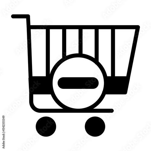 Remove from Cart Vector Icon