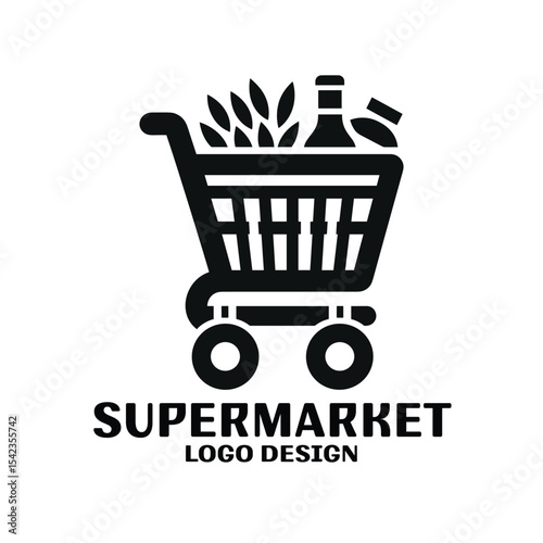 SuperMarket Vector Logo Design
