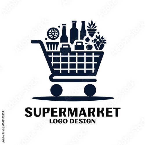 SuperMarket Vector Logo Design