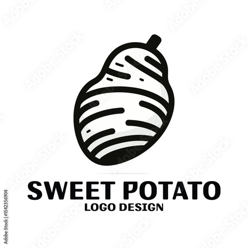 Sweet Potato Vector Logo Design